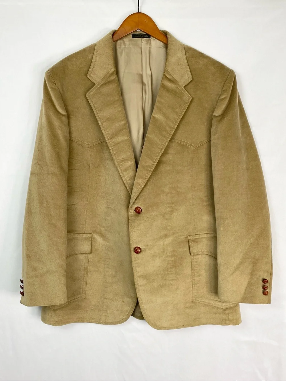 Vintage Levis Western Wear Corduroy Blazer Jacket Size 48R